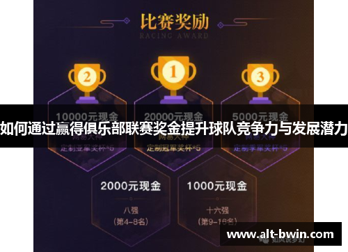 如何通过赢得俱乐部联赛奖金提升球队竞争力与发展潜力